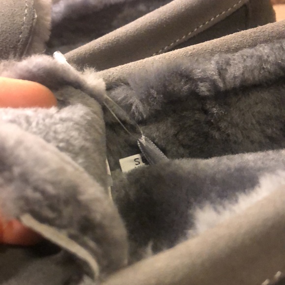 New TOTES 100%  GENUINE Sheepskin slippers / moccasins 291an - Picture 9 of 15